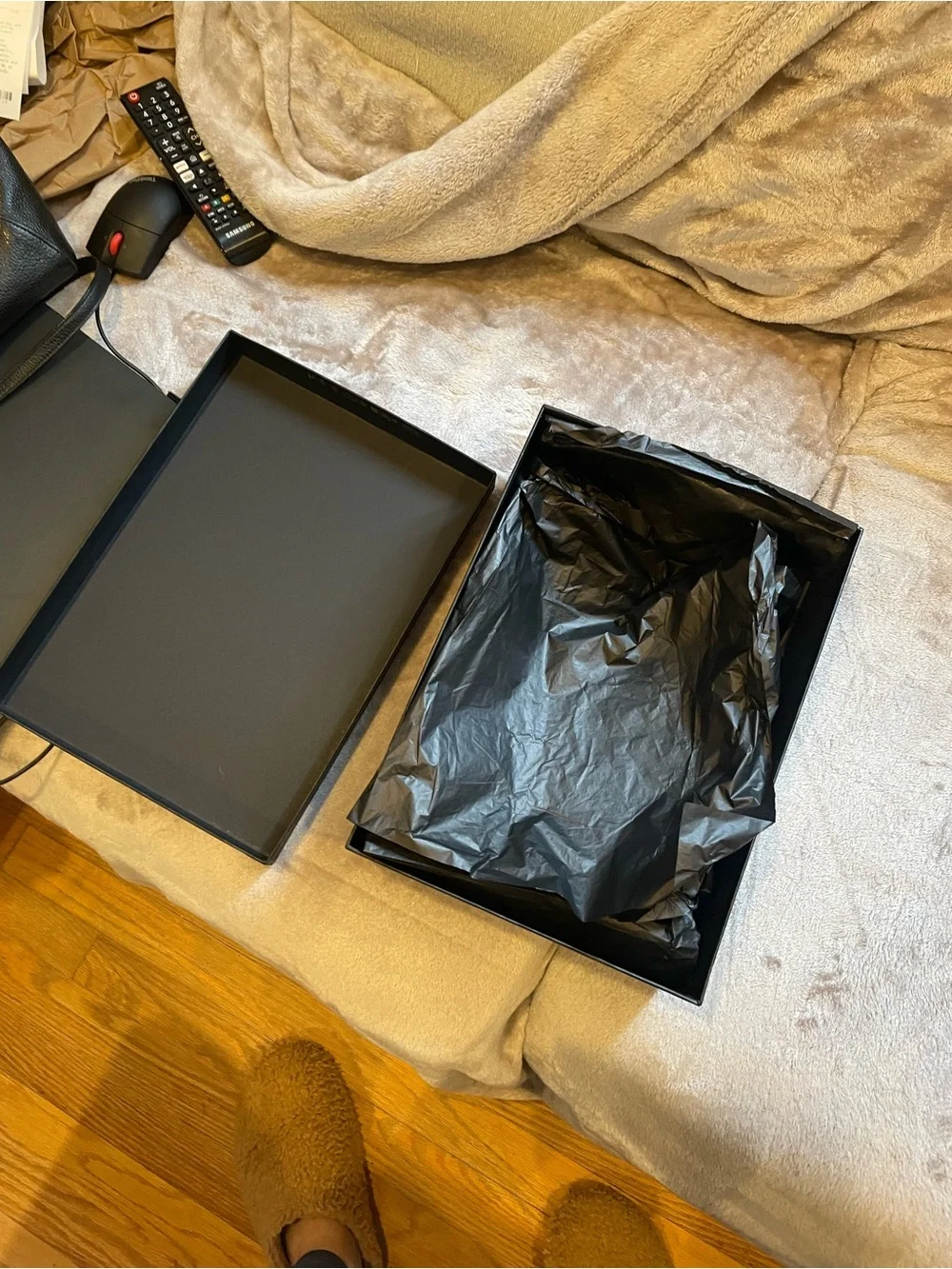NWOT authentic Versace black shoebox